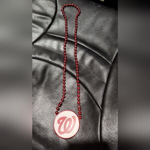 MLB Washington Nationals Logo Mardi Gras Beads- Stadium Giveaway